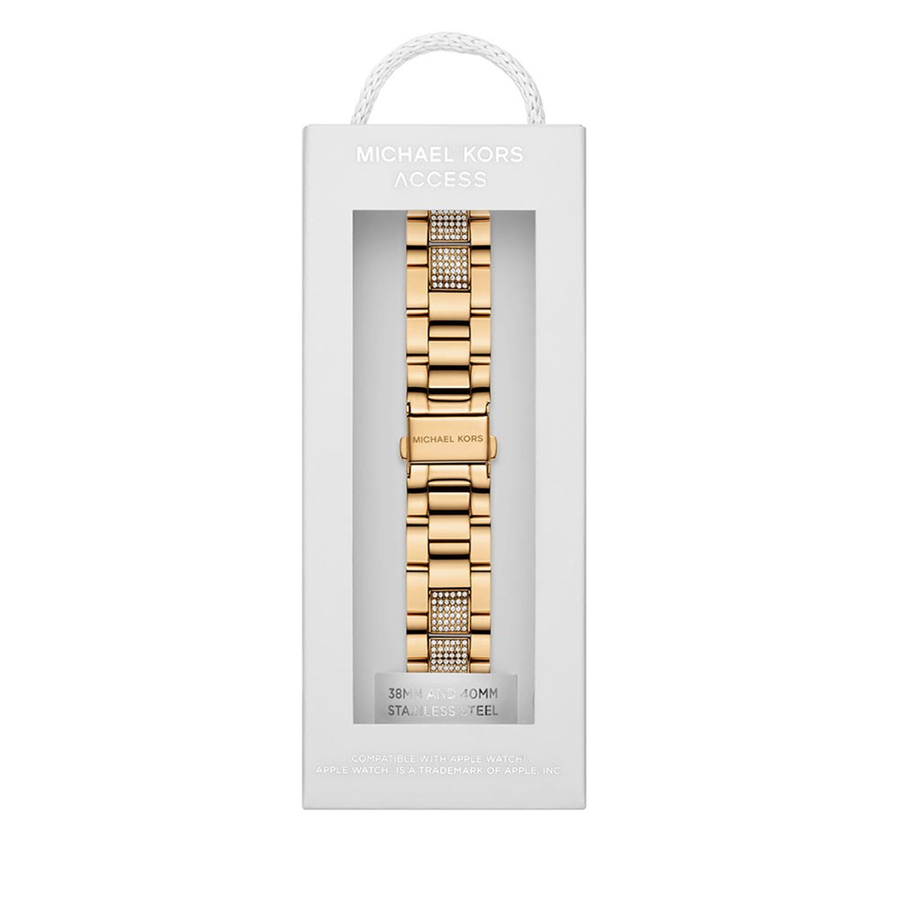 Ersatzarmband für Apple Watch Michael Kors MKS8021 Goldfarben Ersatzarmband für Apple Watch Michael Kors MKS8021 Goldfarben von Michael Kors