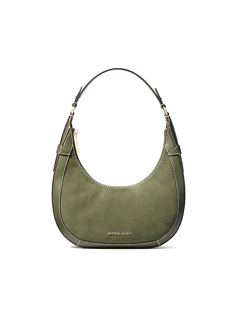 MICHAEL KORS Ledertasche - Hobo CRESCENT olive von Michael Kors