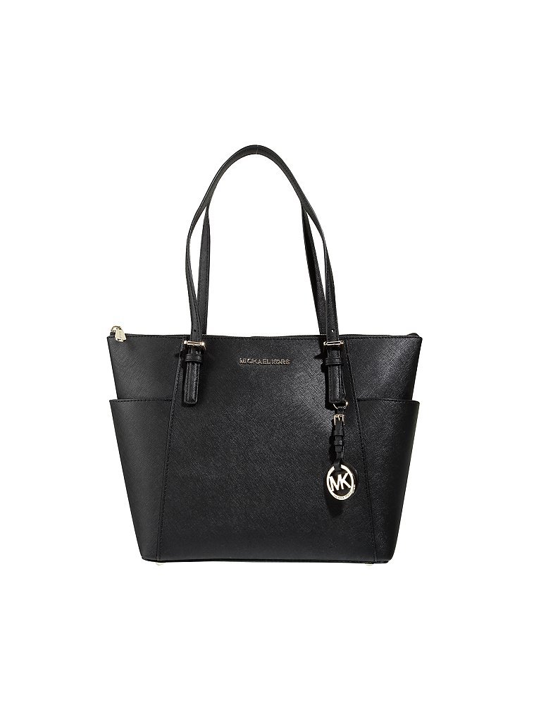 MICHAEL KORS Ledertasche - Shopper JET SET ITEM schwarz von Michael Kors