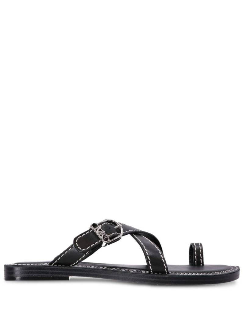 Michael Kors Alma leather sandals - Black von Michael Kors