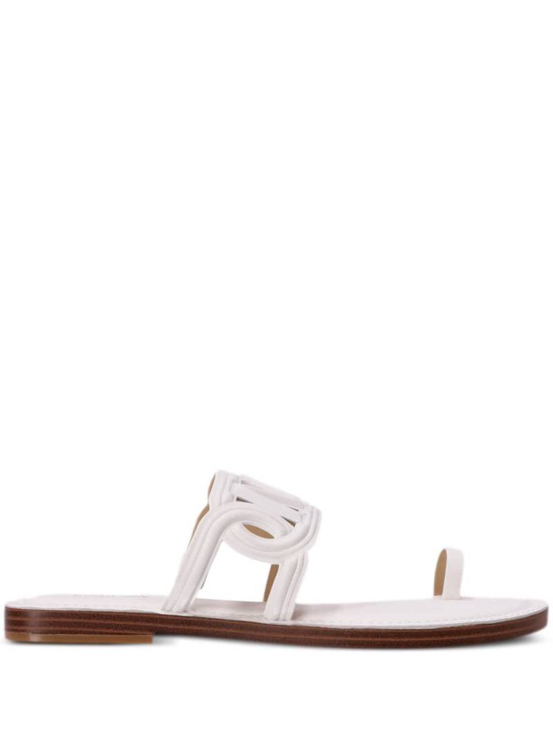 Michael Kors Alma leather sandals - White von Michael Kors