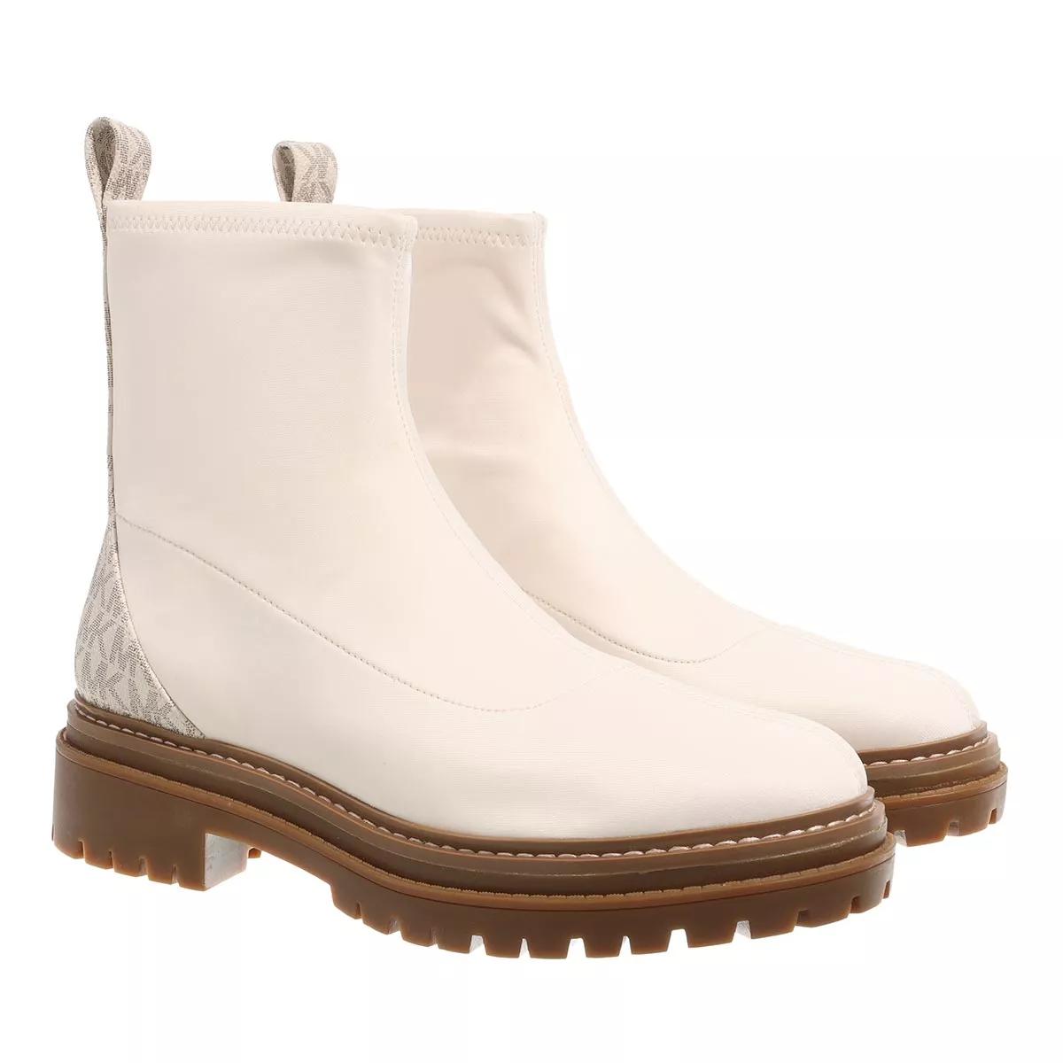 Michael Kors Boots & Stiefeletten - Comet Lug Bootie - Gr. 41 (EU) - in Creme - für Damen von Michael Kors