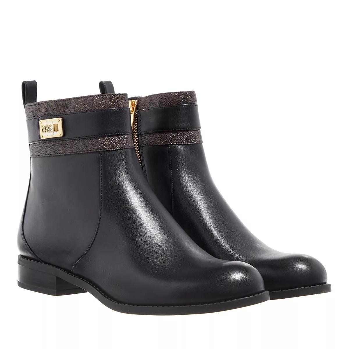 Michael Kors Boots & Stiefeletten - Padma Strap Flat Bootie - Gr. 37 (EU) - in Schwarz - für Damen von Michael Kors