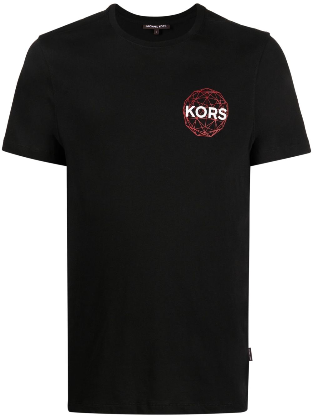 Michael Kors Digital Global cotton T-shirt - Black von Michael Kors