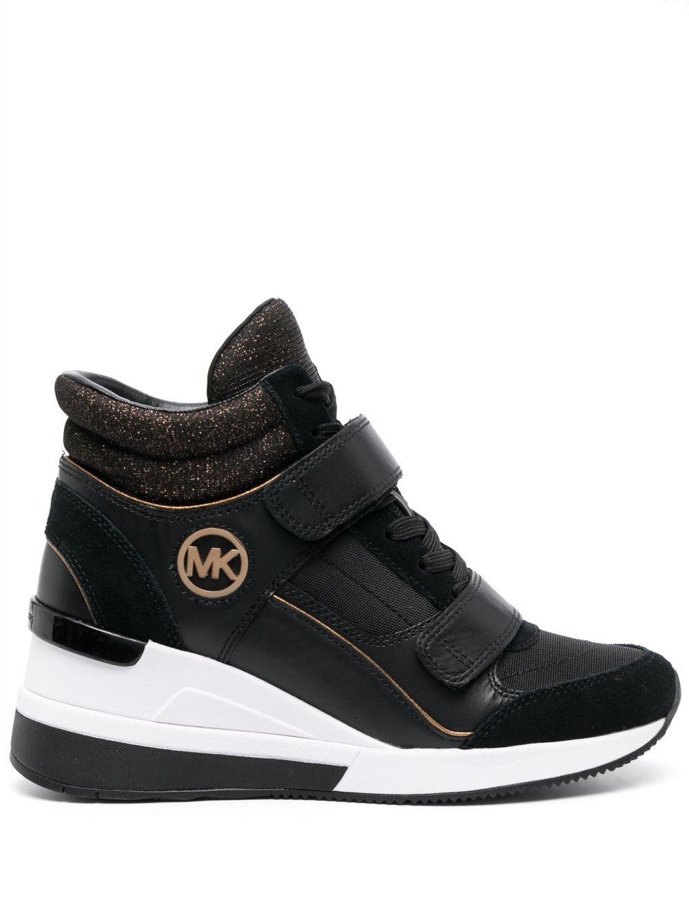 Michael Kors Gentry 65mm wedge sneakers - Black von Michael Kors