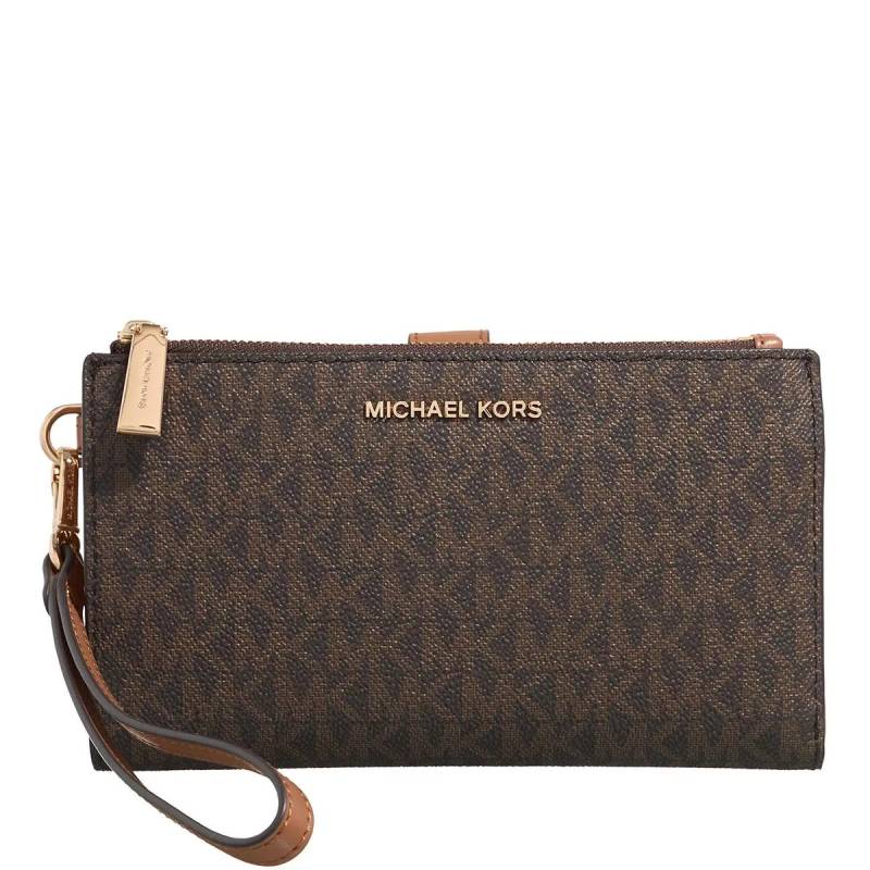 Michael Kors Handtasche - Dblzp Wristlet - Gr. unisize - in Braun - für Damen von Michael Kors