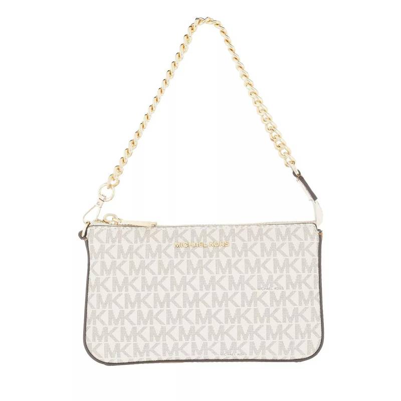 Michael Kors Handtasche - Md Chain Pouchette - Gr. unisize - in Creme - für Damen von Michael Kors