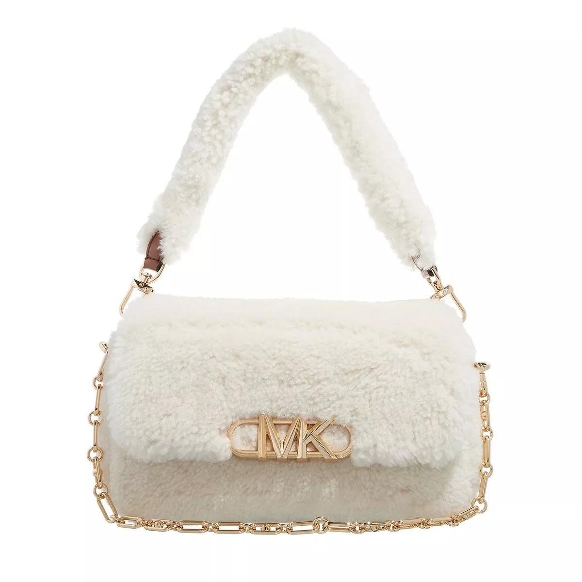 Michael Kors Handtasche - Parker Medium Conv Pouchette Shoulder - Gr. unisize - in Creme - für Damen von Michael Kors