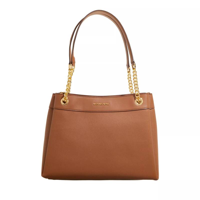 Michael Kors Handtasche - Lori Medium Chain Shoulder Tote - Gr. unisize - in Braun - für Damen von Michael Kors