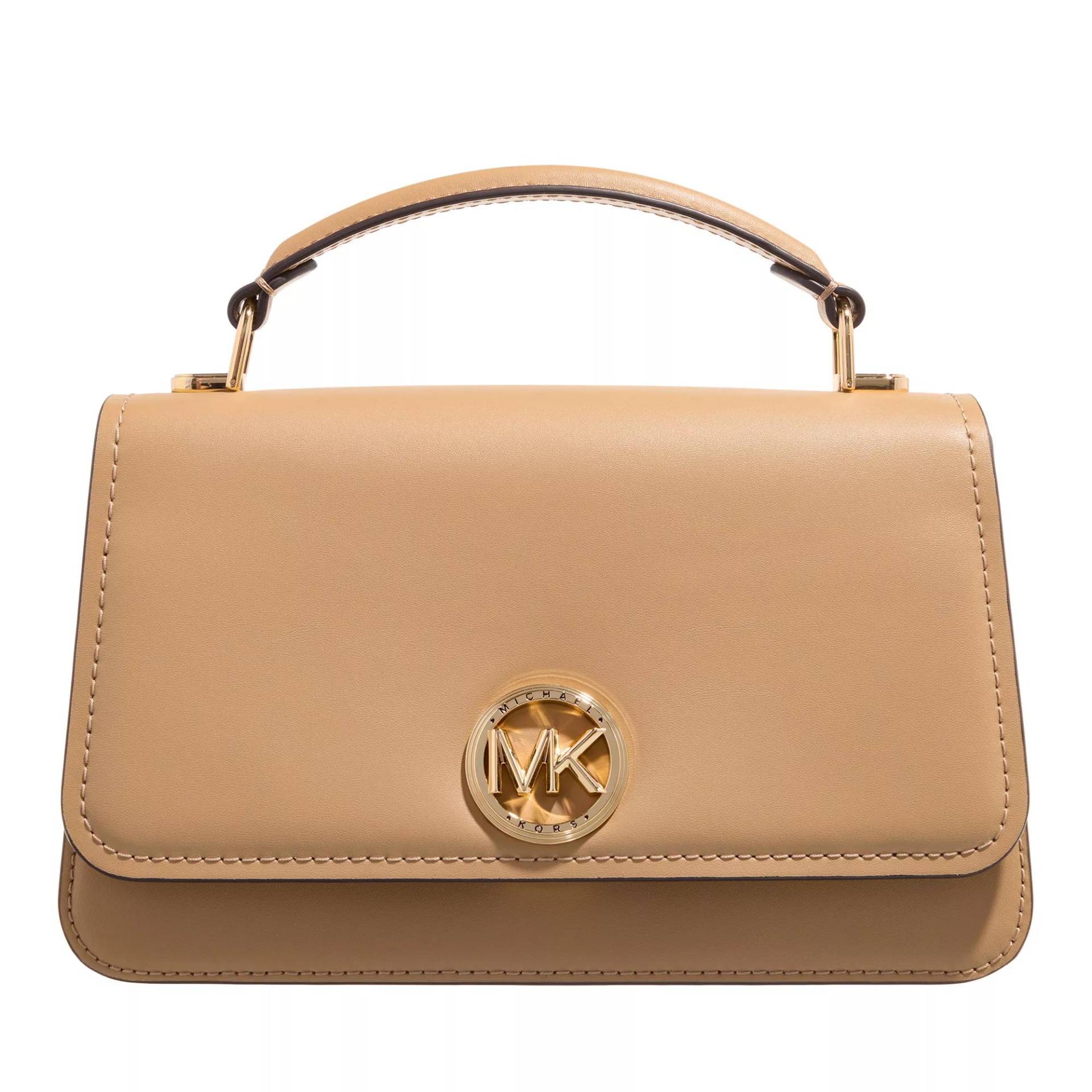 Michael Kors Henkeltasche - Md Ew Th Chn Satchel - Gr. unisize - in Beige - für Damen von Michael Kors