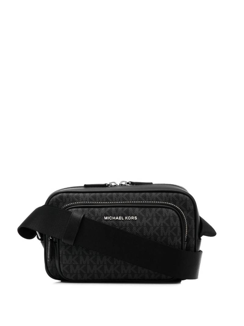 Michael Kors Hudson logo-print messenger bag - Black von Michael Kors