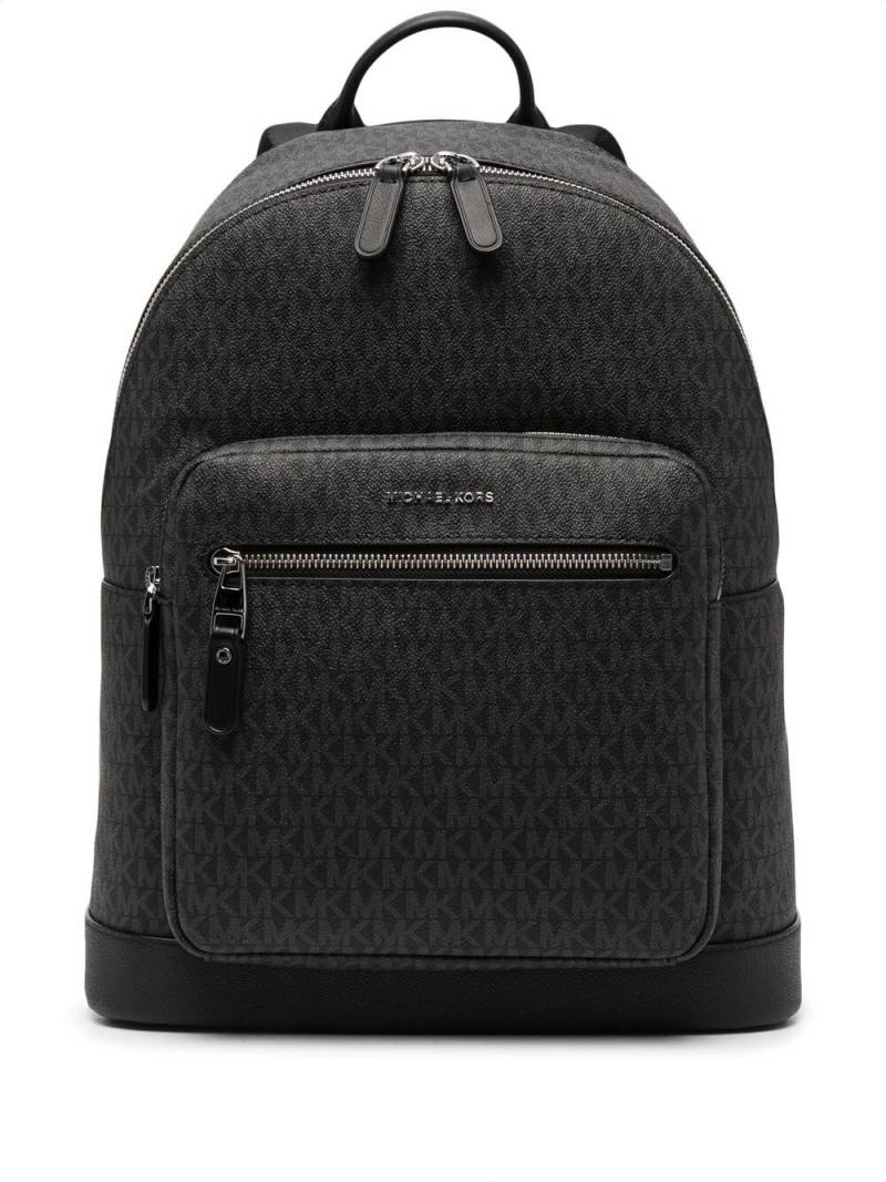 Michael Michael Kors Hudson monogram backpack - Black von Michael Michael Kors