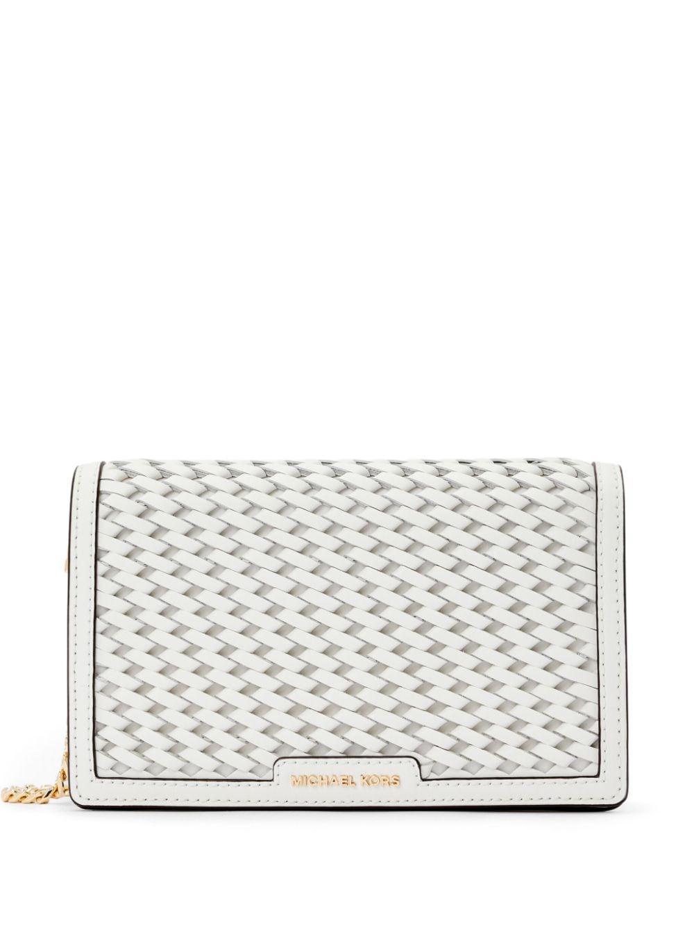 Michael Kors Jet Set cross body bag - White von Michael Kors