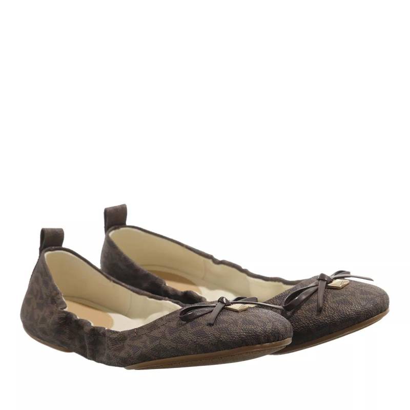 Michael Kors Loafers & Ballerinas - Juliette Flat - Gr. 39 (EU) - in Braun - für Damen von Michael Kors