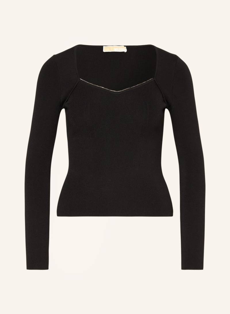 Michael Kors Longsleeve Mit Schmucksteinen schwarz von Michael Kors