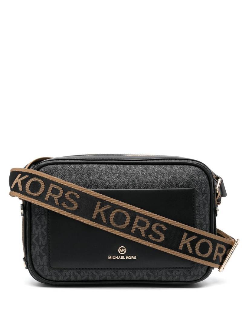 Michael Kors Maeve monogram crossbody bag - Black von Michael Kors