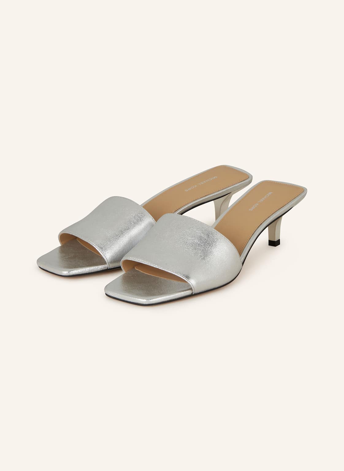 Michael Kors Mules Merriam silber von Michael Kors