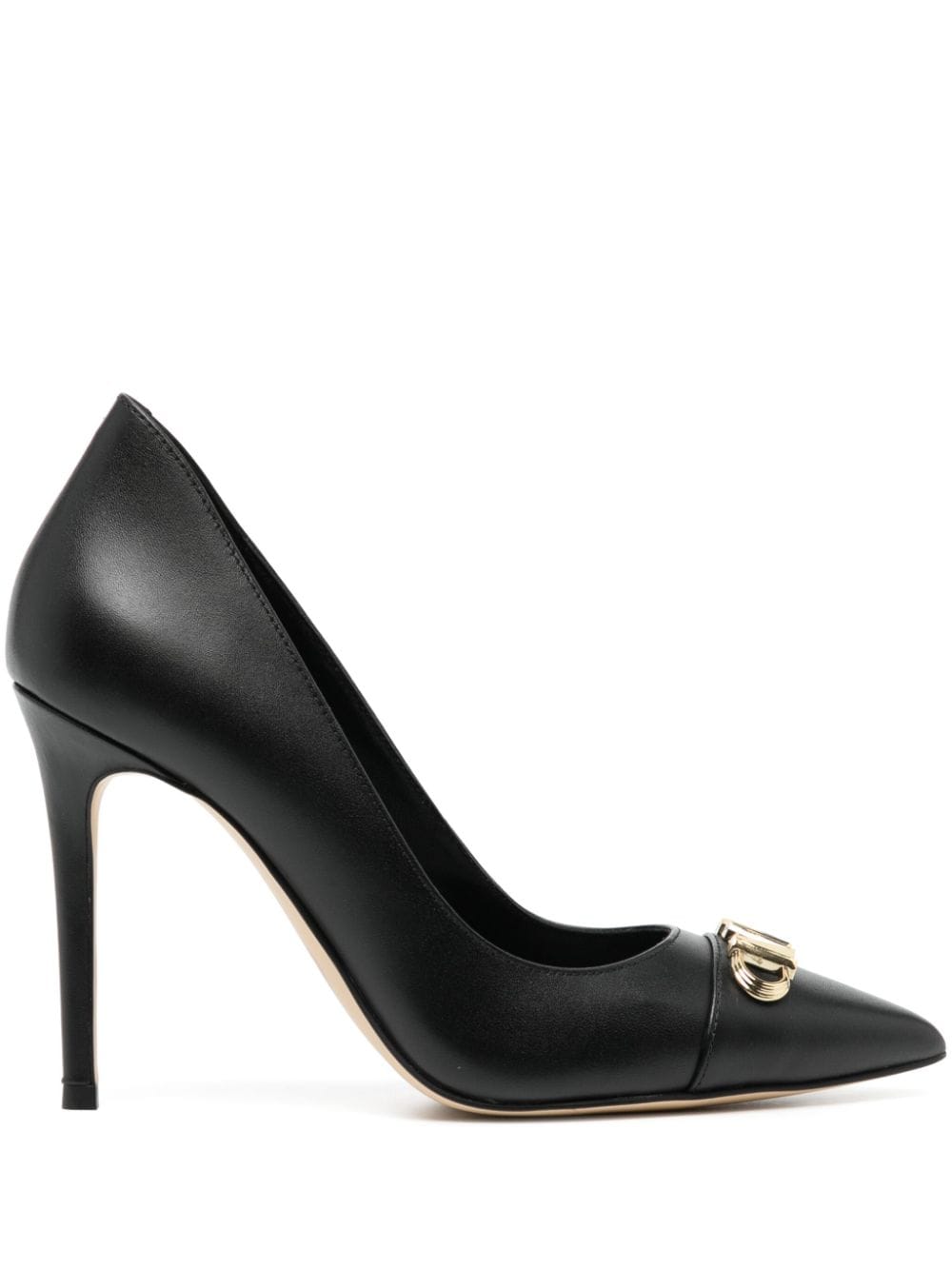 Michael Kors Parker 100mm leather pumps - Black von Michael Kors