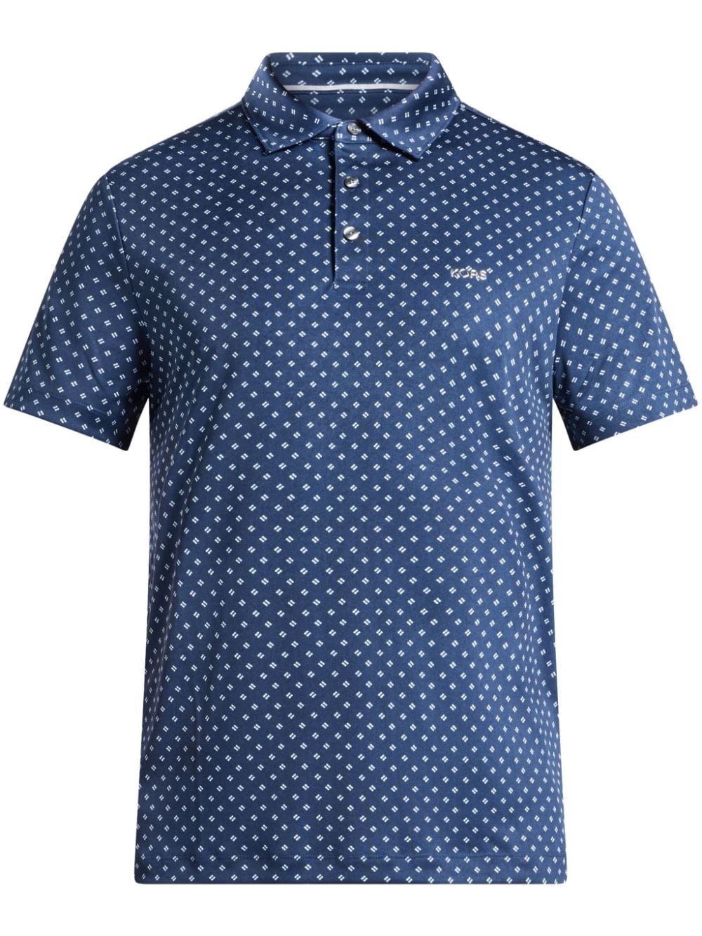 Michael Kors Printed Polo - Blue von Michael Kors