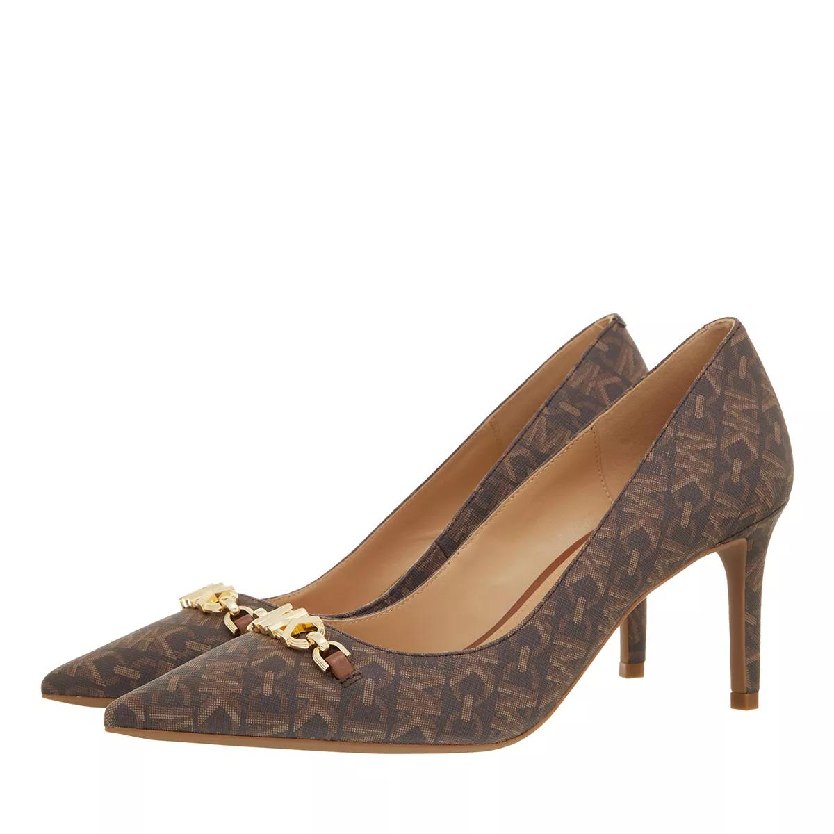 Michael Kors Pumps & High Heels - Tiffanie Mid Flex Pump - Gr. 37 (EU) - in Braun - für Damen von Michael Kors