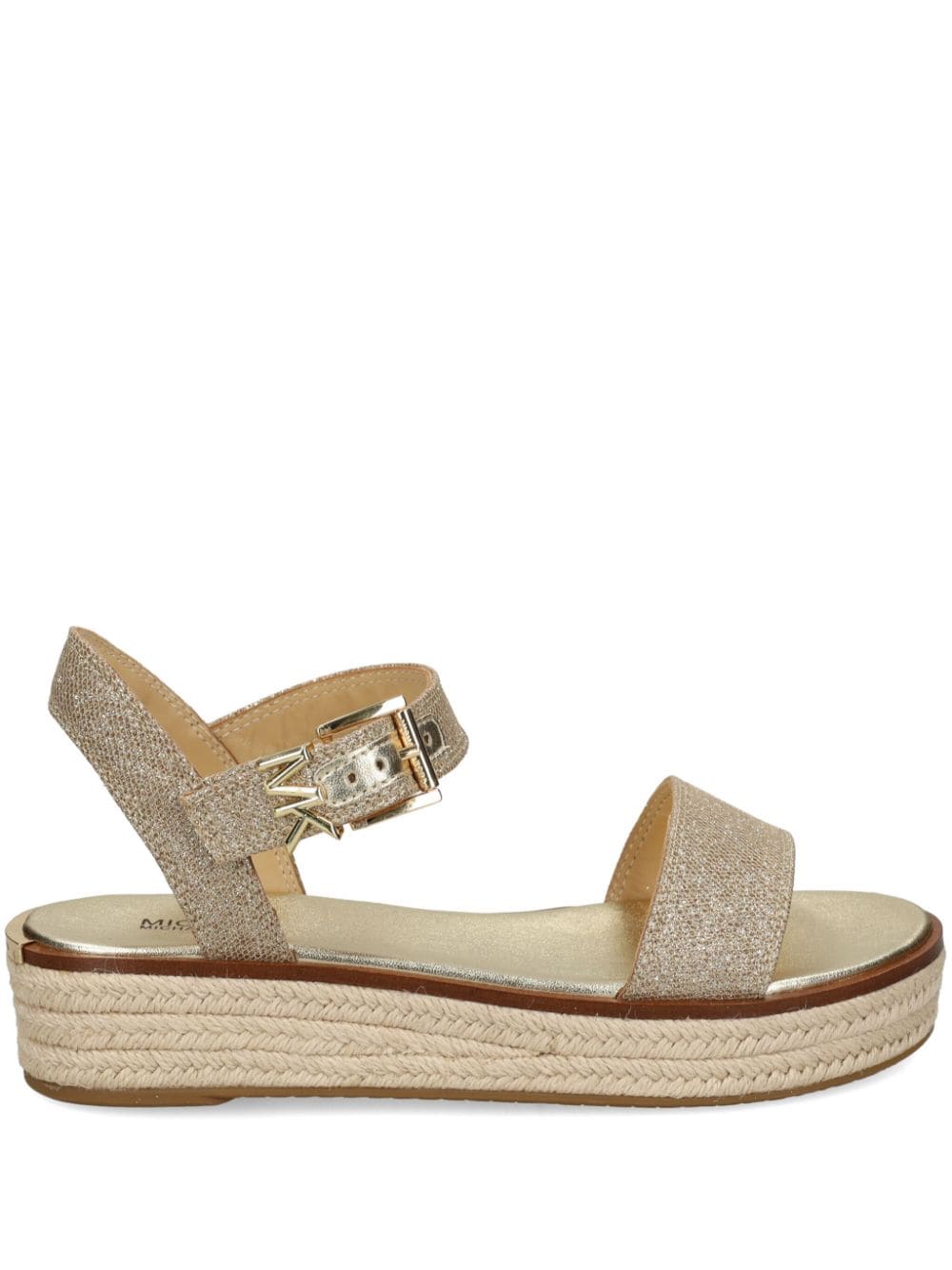 Michael Kors Richie glitter platform sandals - Gold von Michael Kors