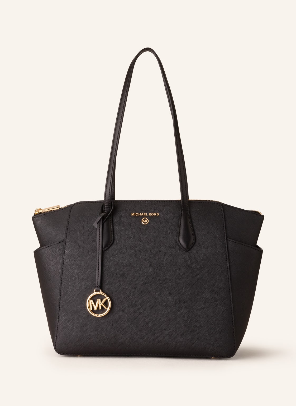 Michael Kors Saffiano-Shopper Mariliyn Medium schwarz von Michael Kors