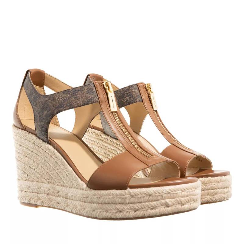 Michael Kors Sandalen - Berkley Mid Wedge - Gr. 36 (EU) - in Braun - für Damen von Michael Kors