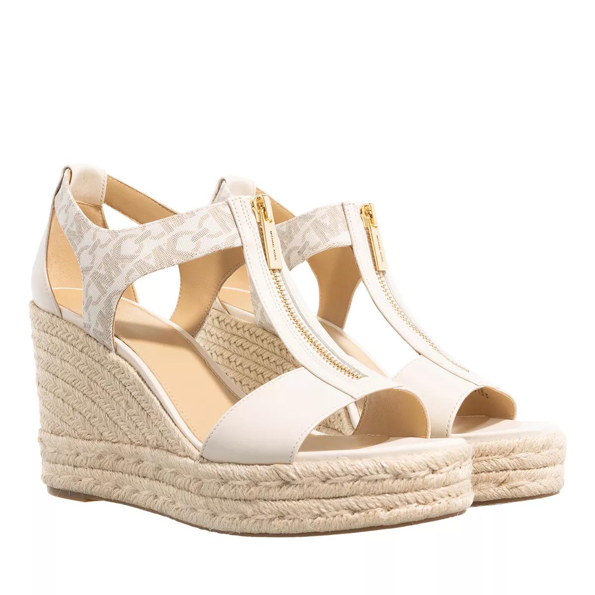 Michael Kors Sandalen - Berkley Mid Wedge - Gr. 40 (EU) - in Creme - für Damen von Michael Kors