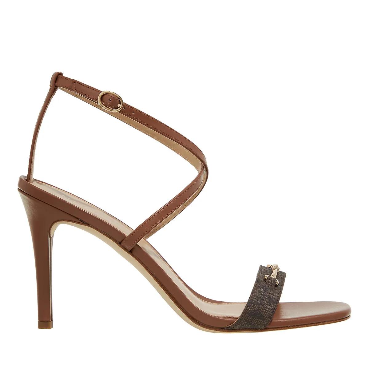 Michael Kors Sandaletten mit Absatz - Lena Heeled Sandal - Gr. 36 (EU) - in Braun - für Damen von Michael Kors