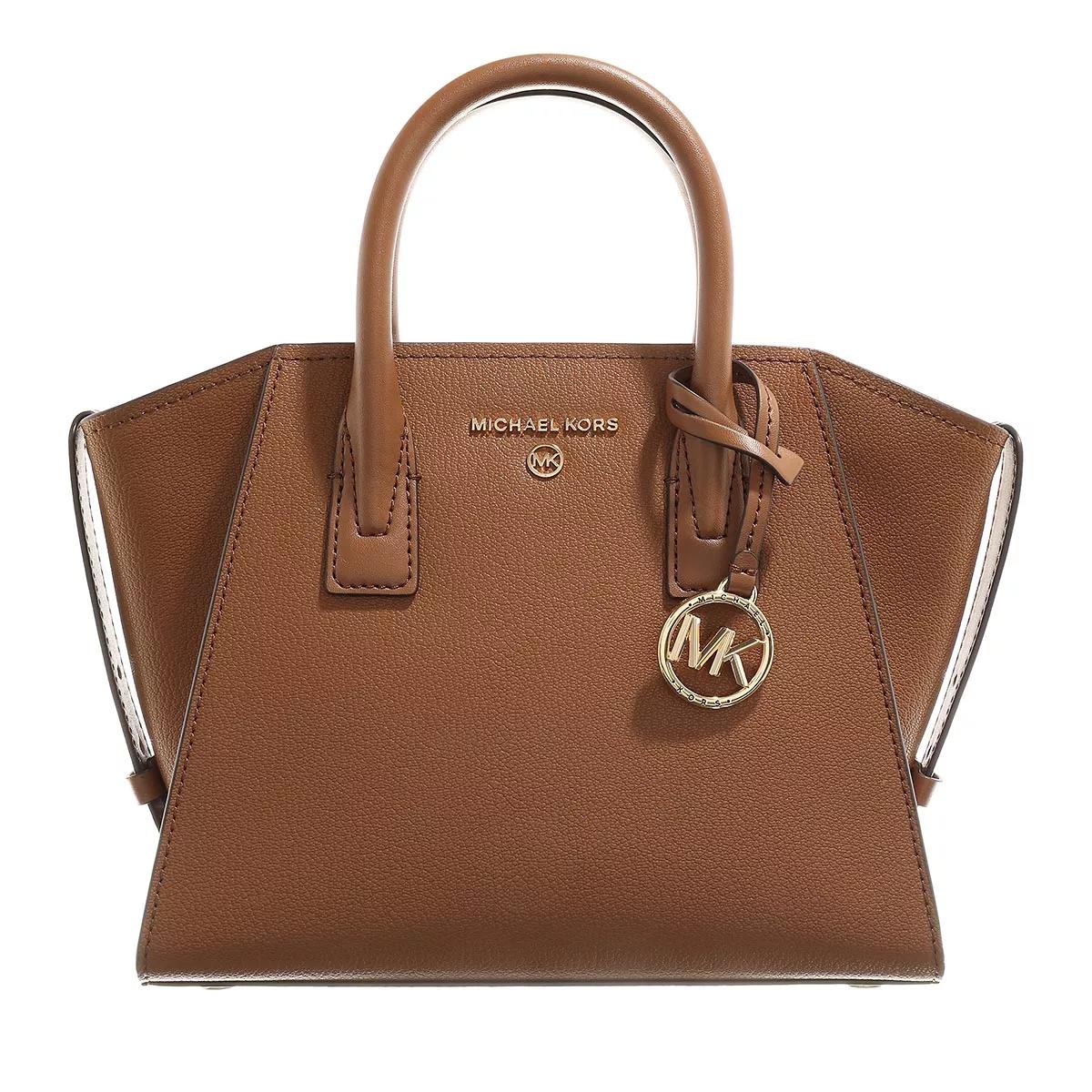 Michael Kors Henkeltasche - Avril Small Tz Satchel - Gr. unisize - in Cognacbraun - für Damen von Michael Kors