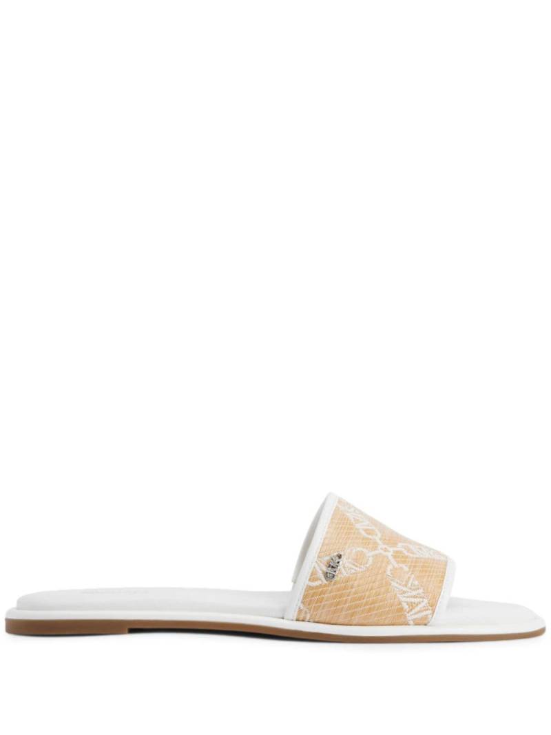 Michael Kors Saylor monogram-print sandals - Neutrals von Michael Kors