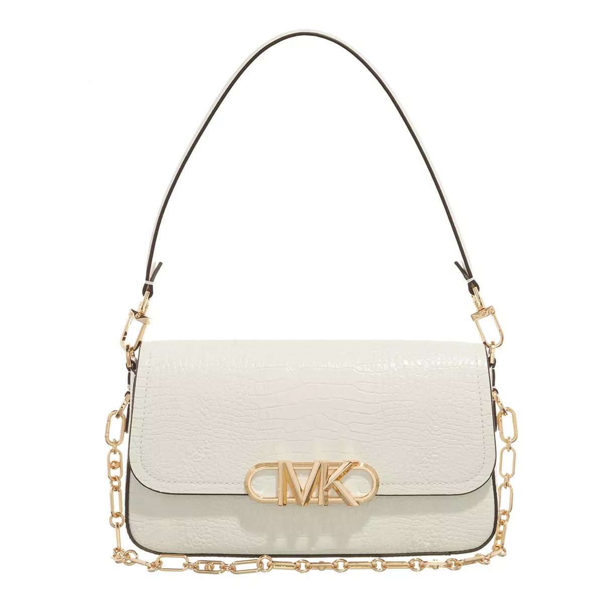 Michael Kors Schultertasche - Parker Medium Convertible Pouchette Shoulder - Gr. unisize - in Weiß - für Damen von Michael Kors