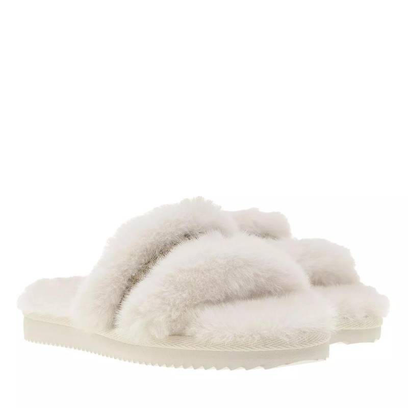 Michael Kors Slipper & Pantoletten - Scarlett Slipper - Gr. 41 (EU) - in Creme - für Damen von Michael Kors