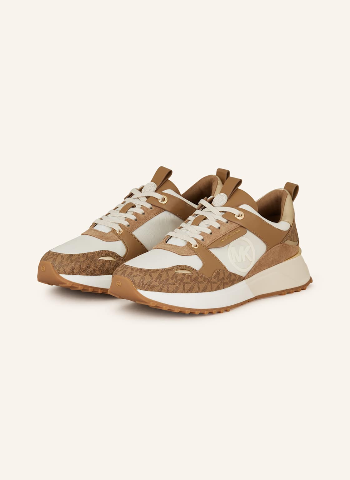 Michael Kors Sneaker Theo beige von Michael Kors