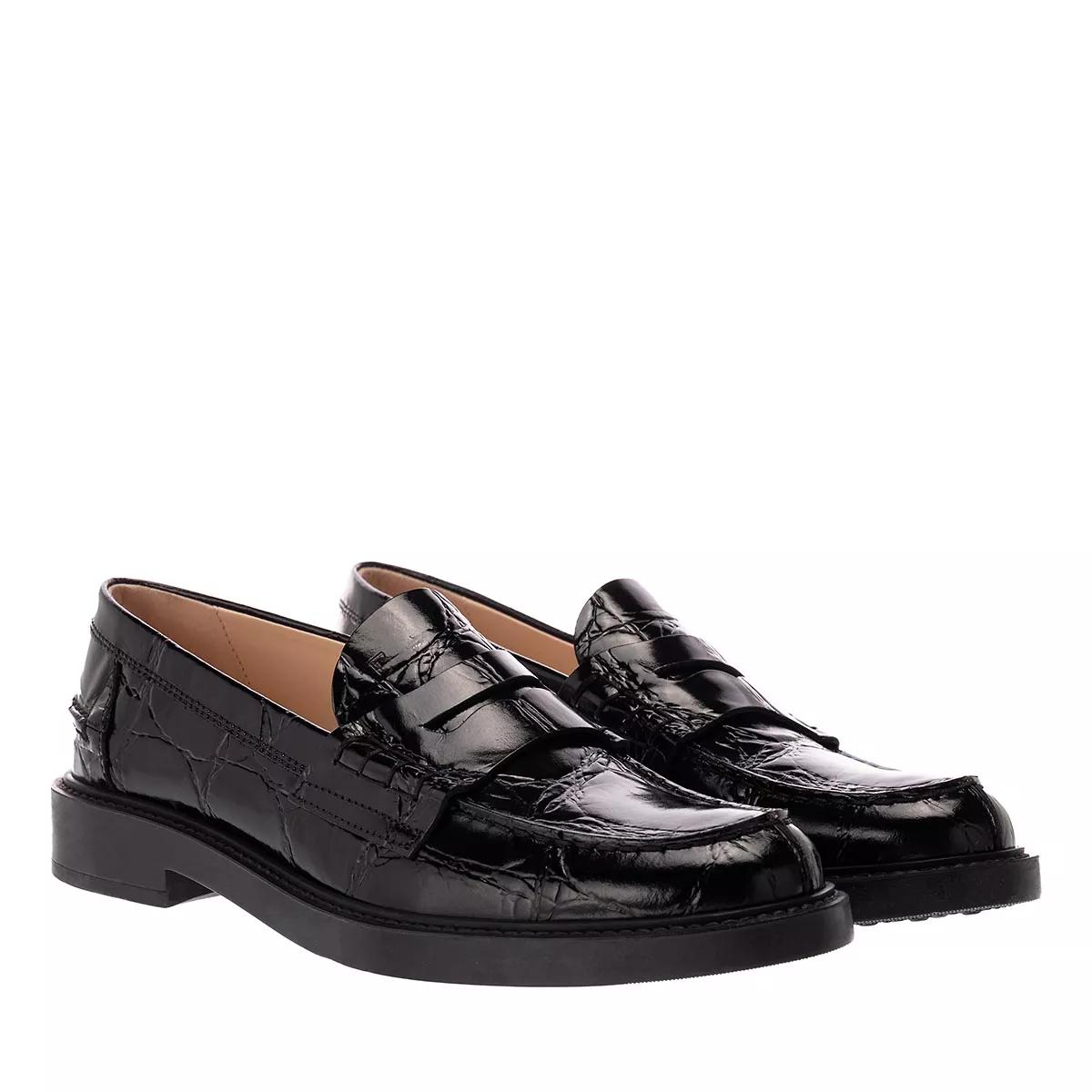 Tod's Loafers & Ballerinas - Loafers Patent Leather - Gr. 39 (EU) - in Schwarz - für Damen von TOD'S