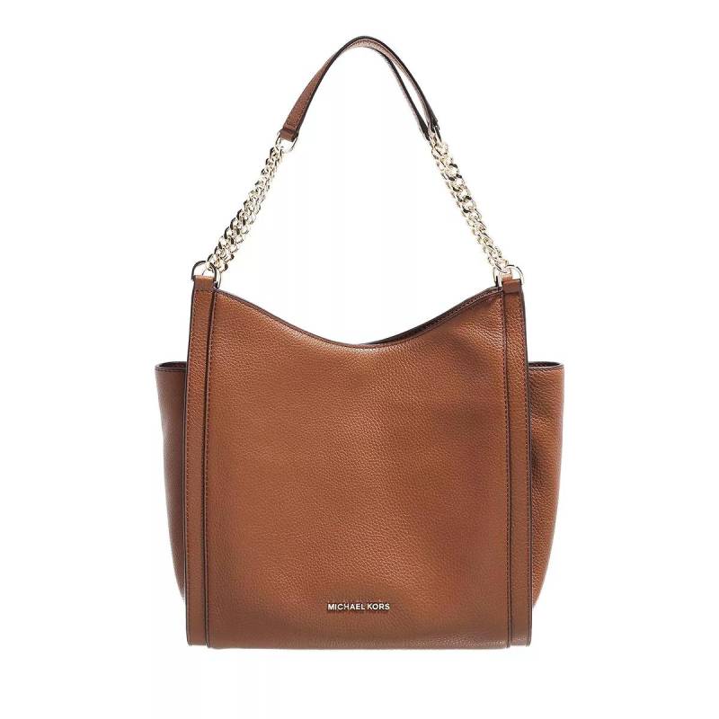 Michael Kors Henkeltasche - Medium Chain Shoulder Tote - Gr. unisize - in Cognacbraun - für Damen von Michael Kors