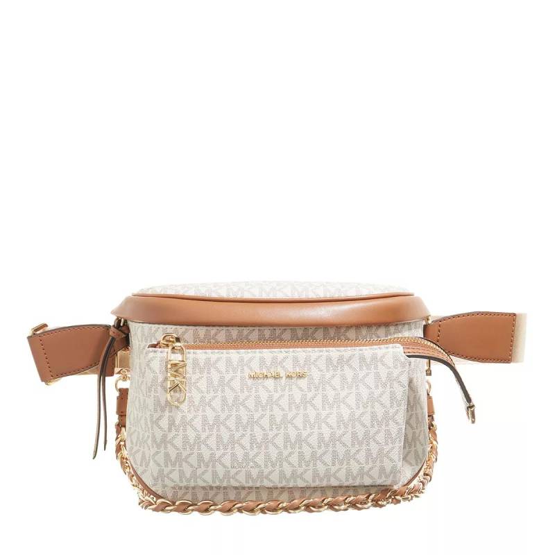 Michael Kors Umhängetasche - Slater Medium Sling Pack Chain Messenger - Gr. unisize - in Weiß - für Damen von Michael Kors