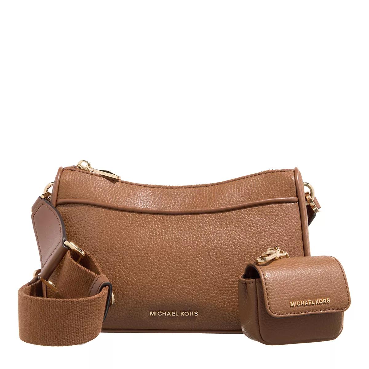 Michael Kors Schultertasche - Md Tz Pch Xbody W Strap - Gr. unisize - in Braun - für Damen von Michael Kors