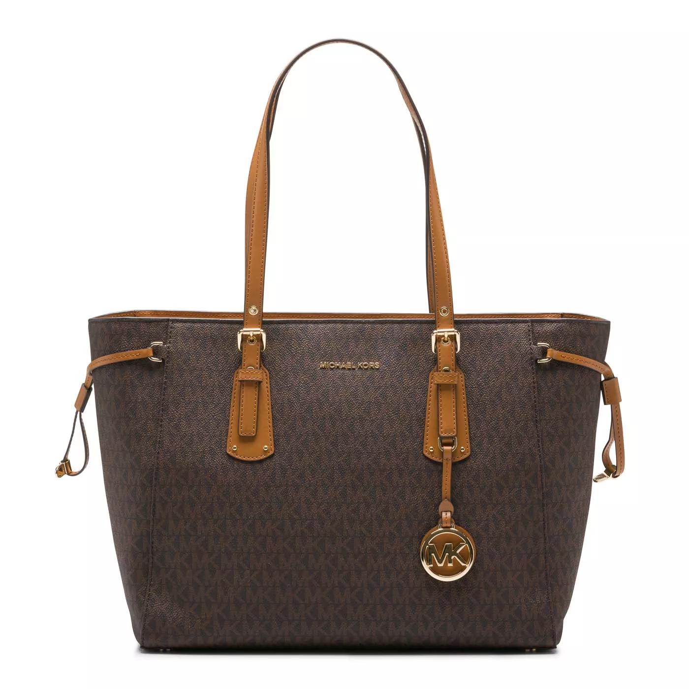 Michael Kors Umhängetasche - Michael Kors Voyager Schultertasche Braun 30F8GV6T - Gr. unisize - in Braun - für Damen von Michael Kors