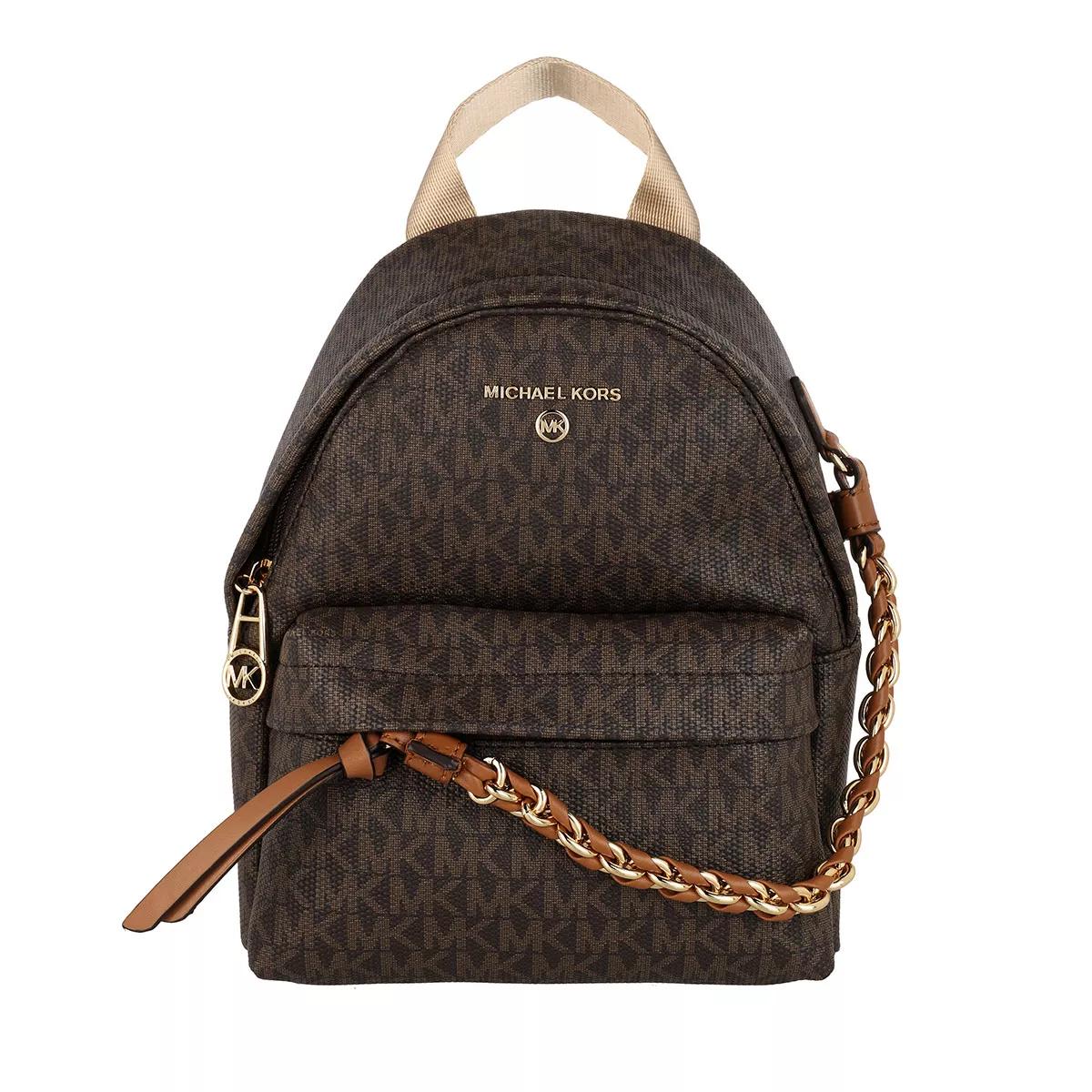 Michael Kors Umhängetasche - Slater Xs Cnv Messenger Backpack - Gr. unisize - in Braun - für Damen von Michael Kors