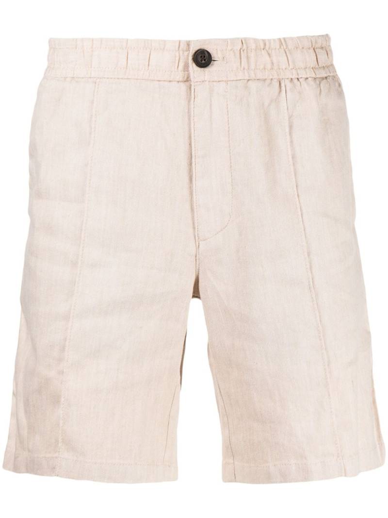 Michael Kors above-knee pintuck shorts - Neutrals von Michael Kors