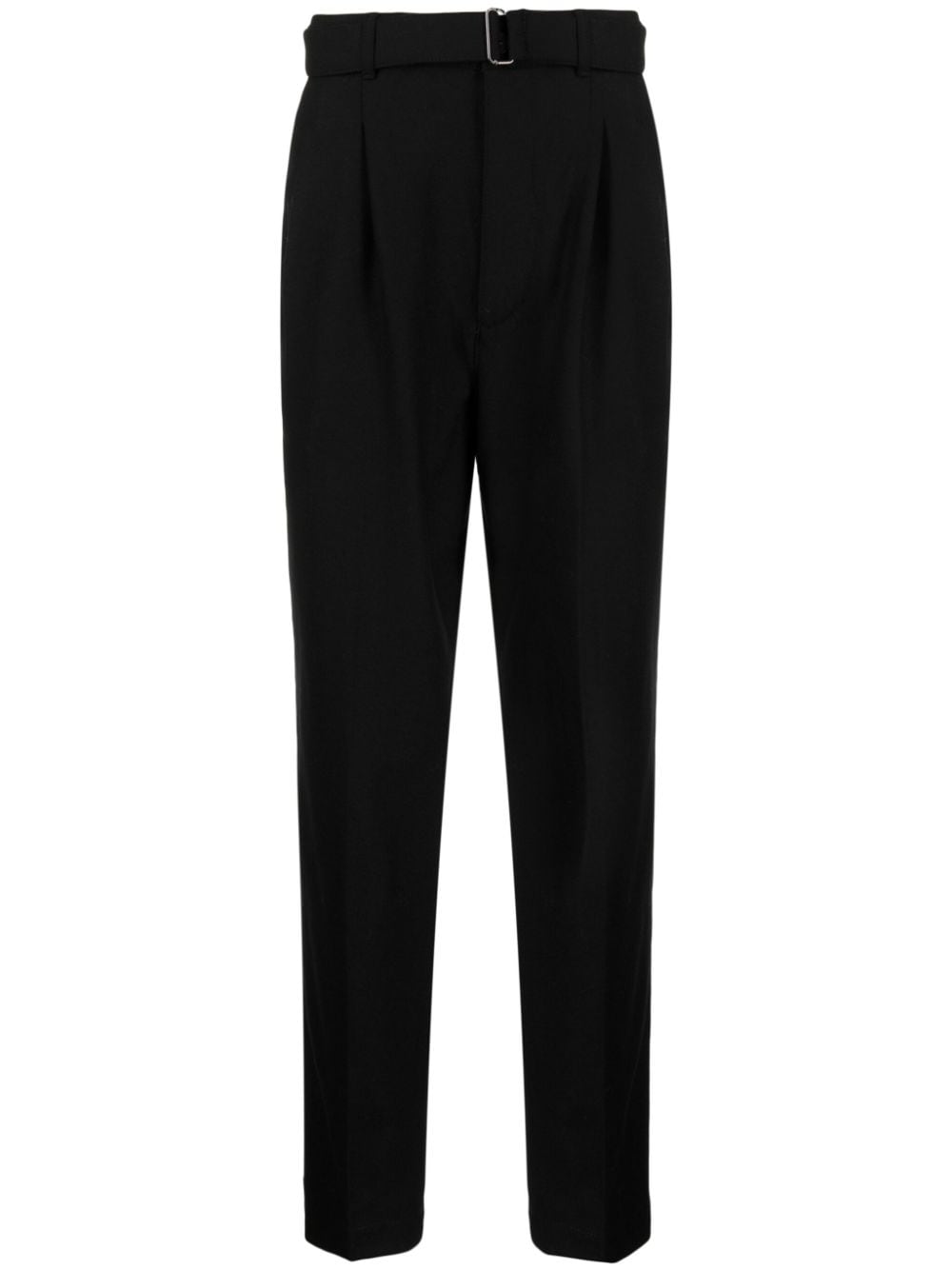 Michael Kors belted tapered-leg trousers - Black von Michael Kors