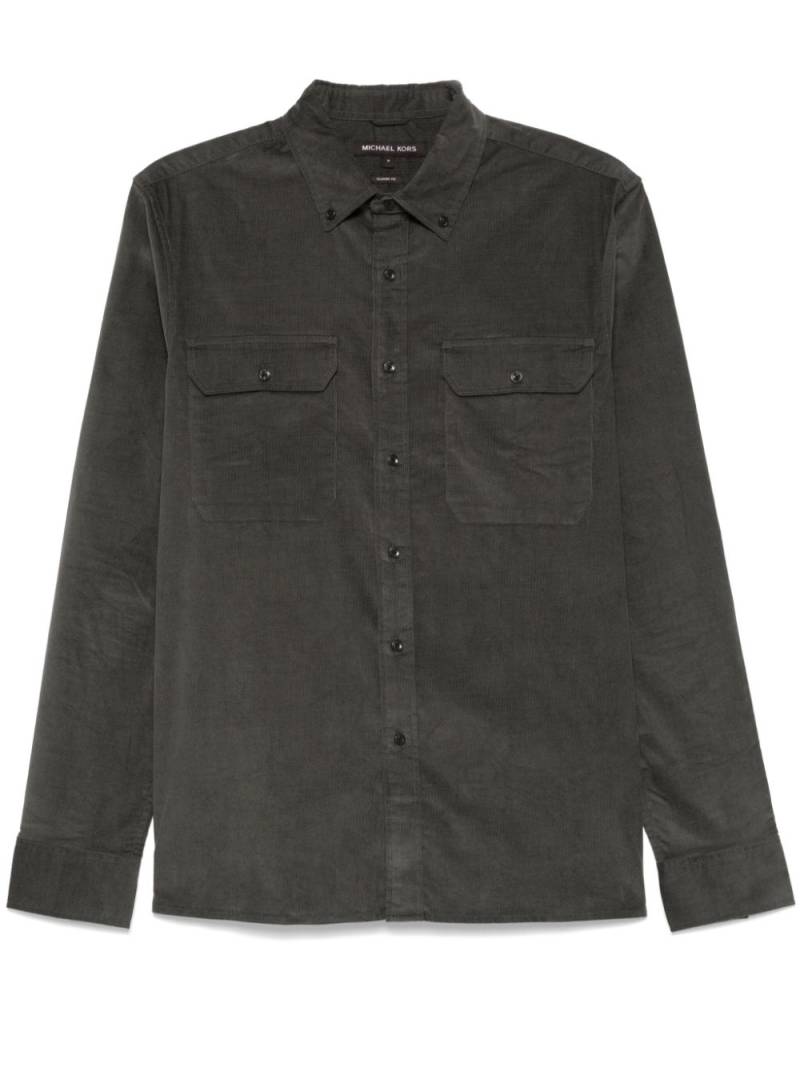 Michael Kors corduroy shirt - Grey von Michael Kors