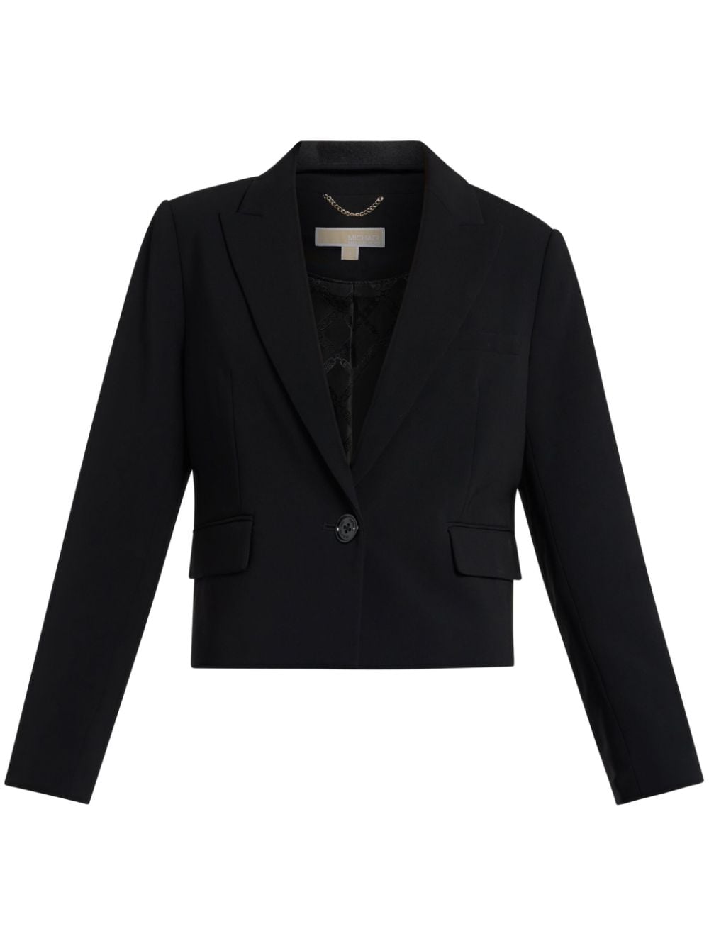 Michael Kors cropped single-breasted blazer - Black von Michael Kors