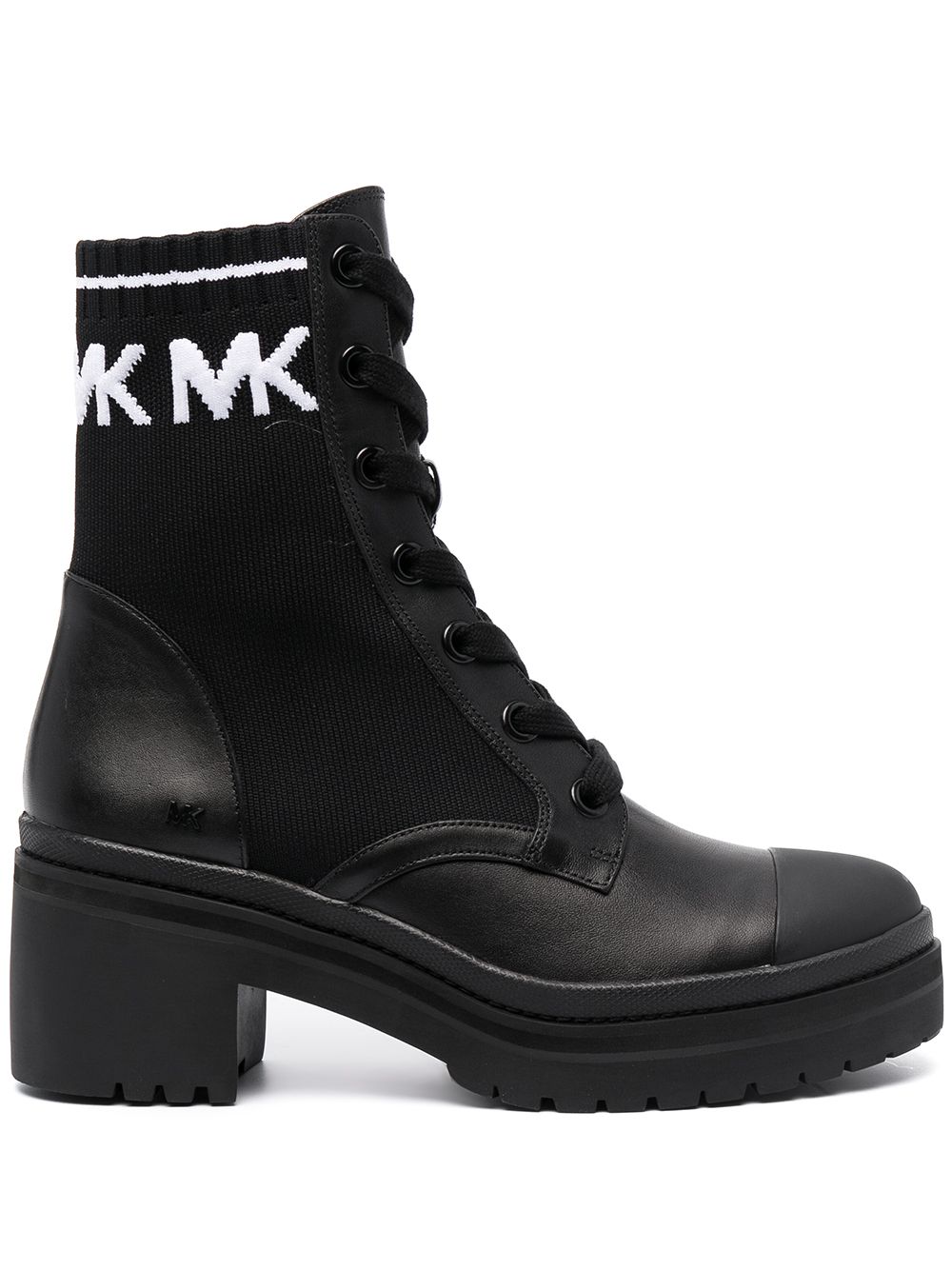 Michael Kors lace-up heeled boots - Black von Michael Kors