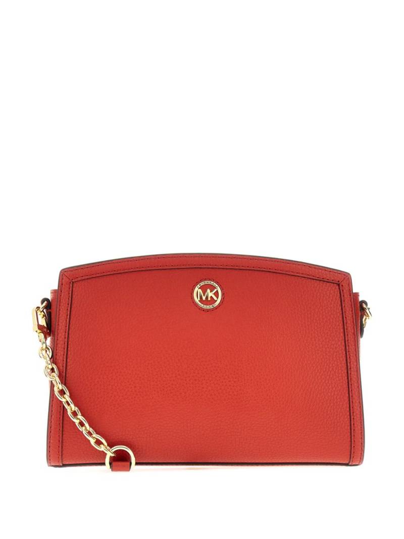 Michael Kors large Chantal leather crossbody bag - Red von Michael Kors