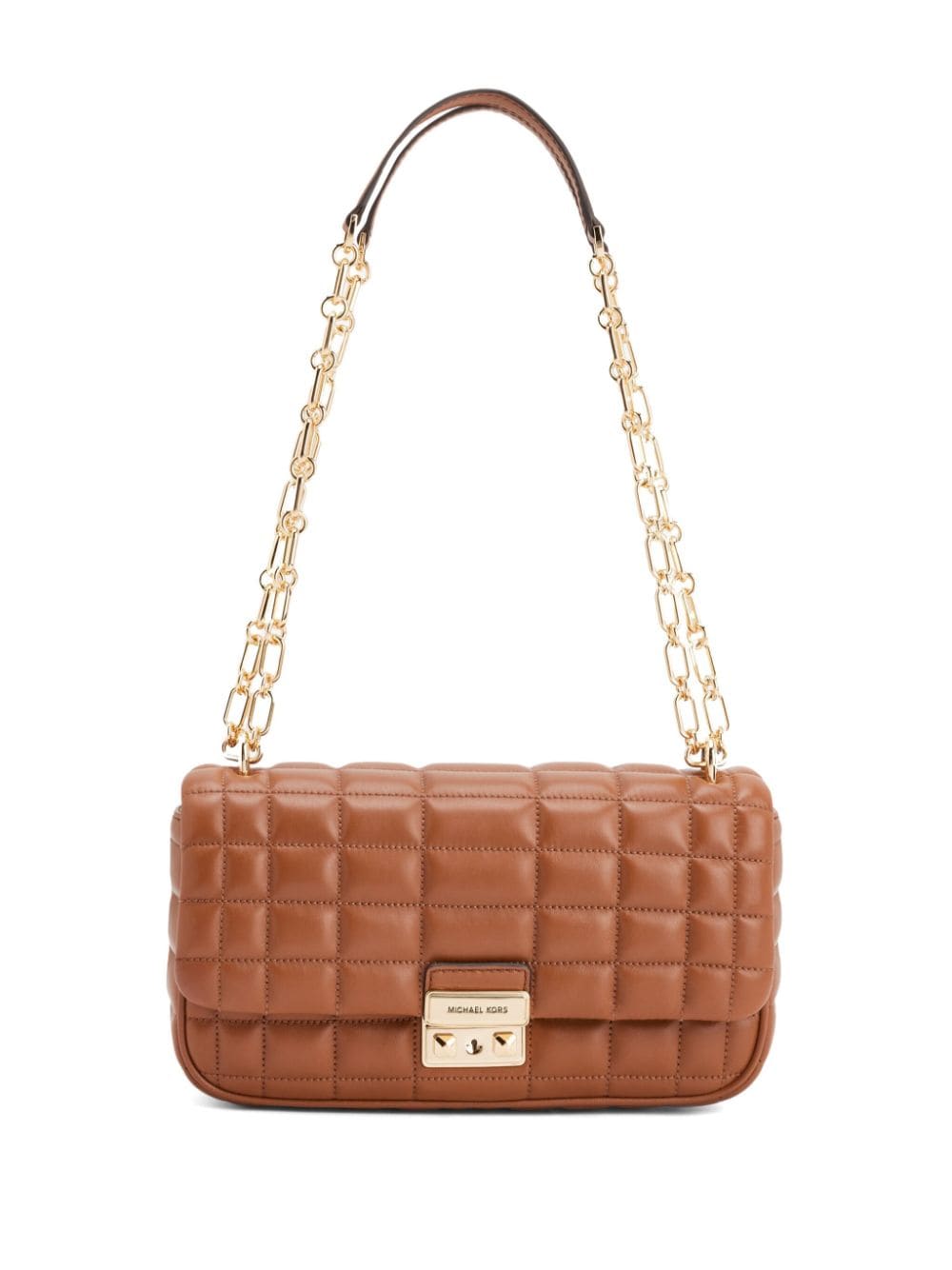 Michael Kors large Tribeca leather shoulder bag - Brown von Michael Kors