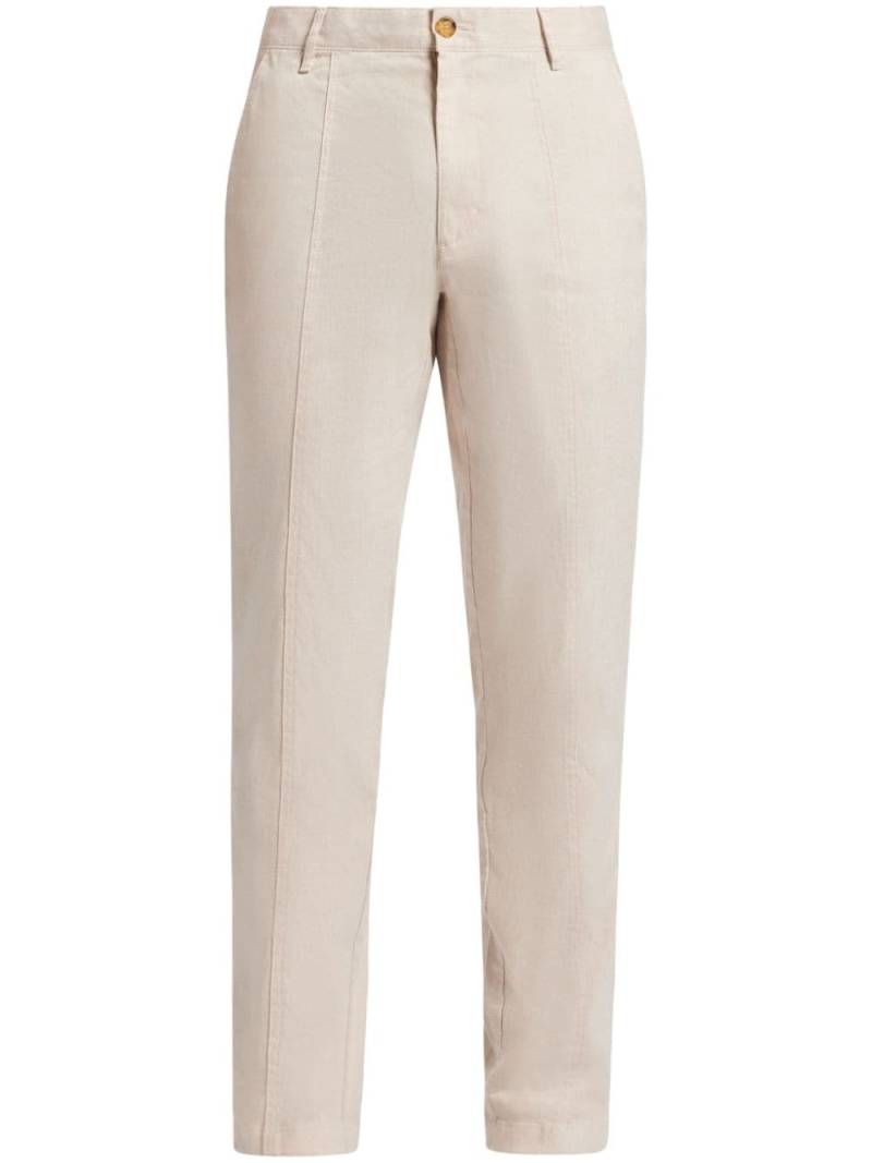 Michael Kors linen felt trousers - Neutrals von Michael Kors