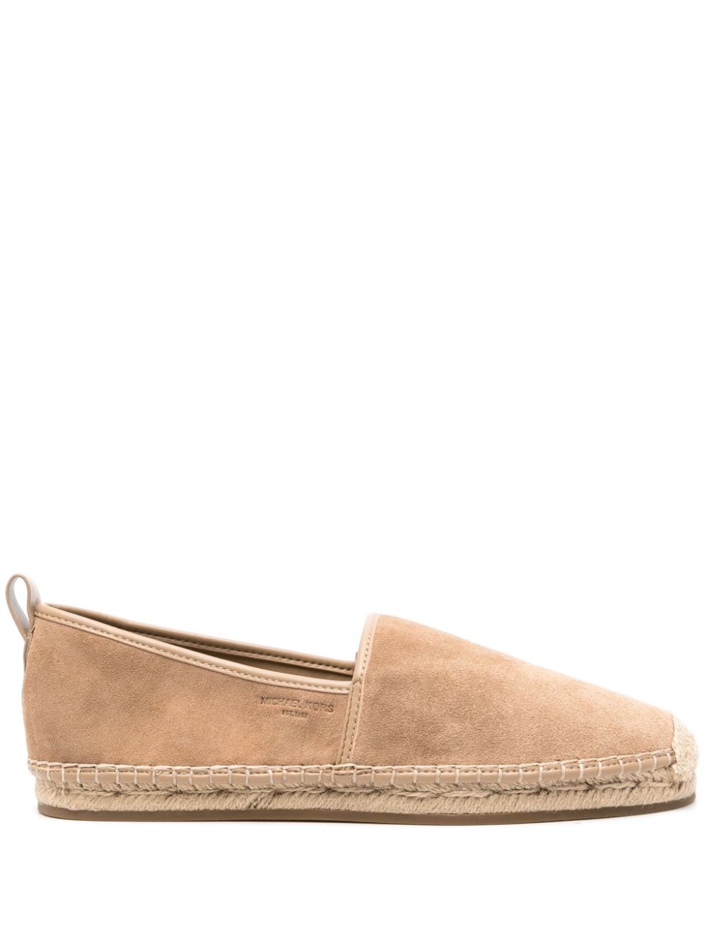 Michael Kors logo-debossed suede espadrilles - Brown von Michael Kors