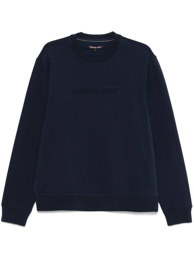 Michael Kors logo-embossed sweatshirt - Blue von Michael Kors